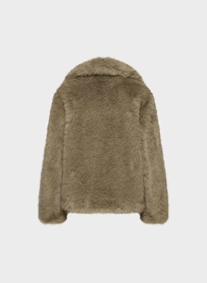Manteau St. Moritz – Fausse fourrure arctique
