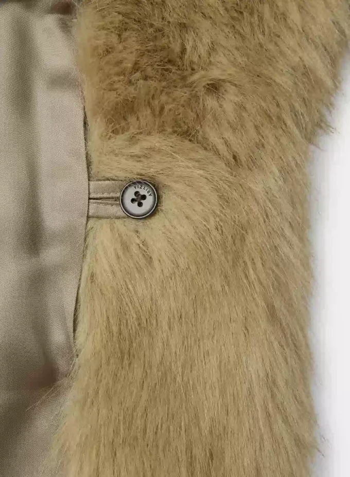 Manteau Verbier – Fausse fourrure arctique