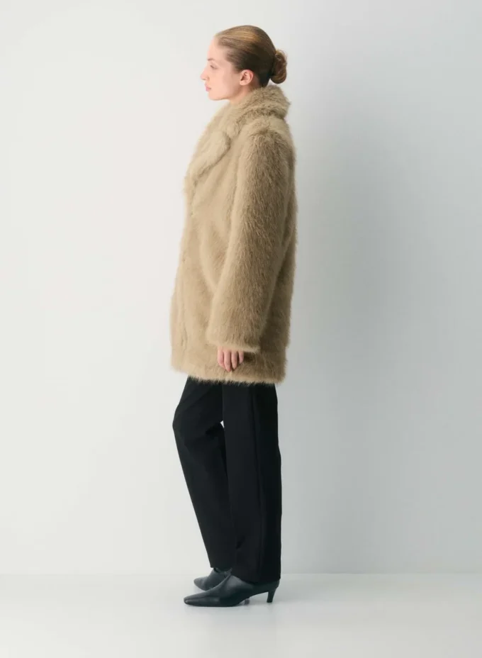 Manteau Verbier – Fausse fourrure arctique