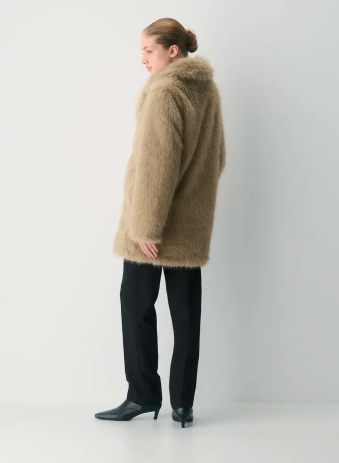 Manteau Verbier – Fausse fourrure arctique