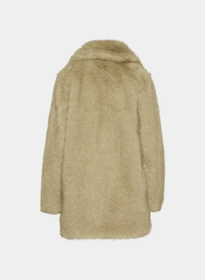 Manteau Verbier – Fausse fourrure arctique