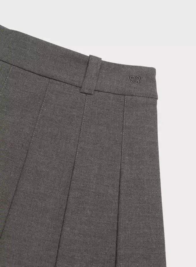 Micro-jupe olive