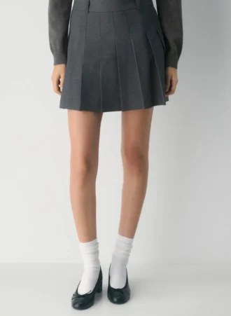 Micro-jupe olive