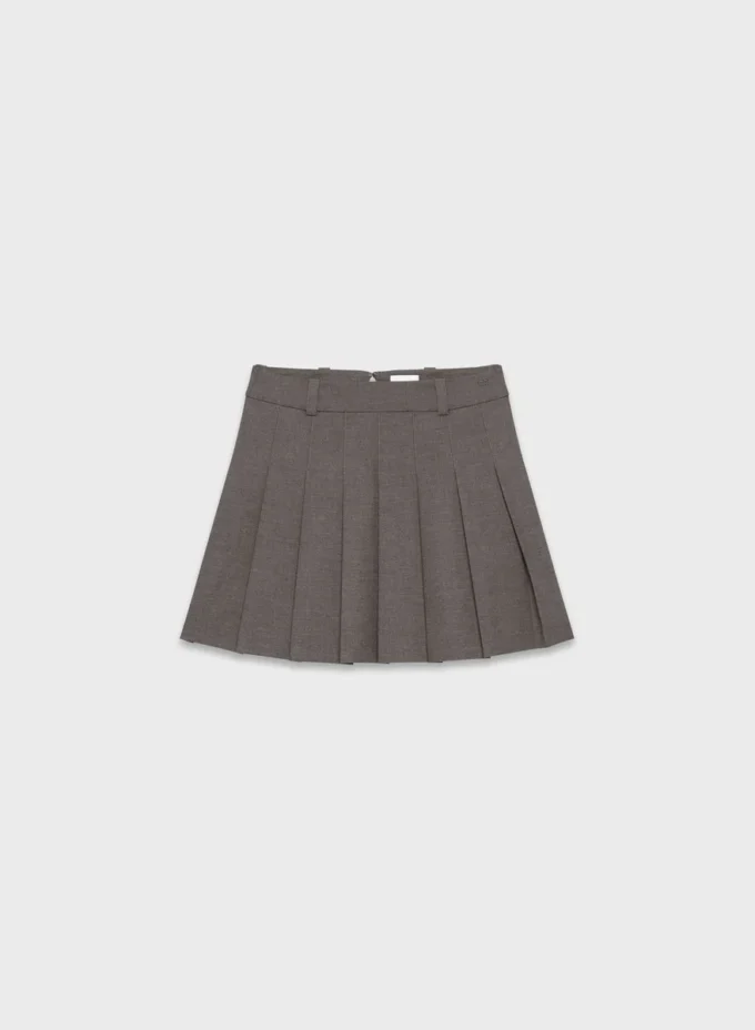 Micro-jupe olive