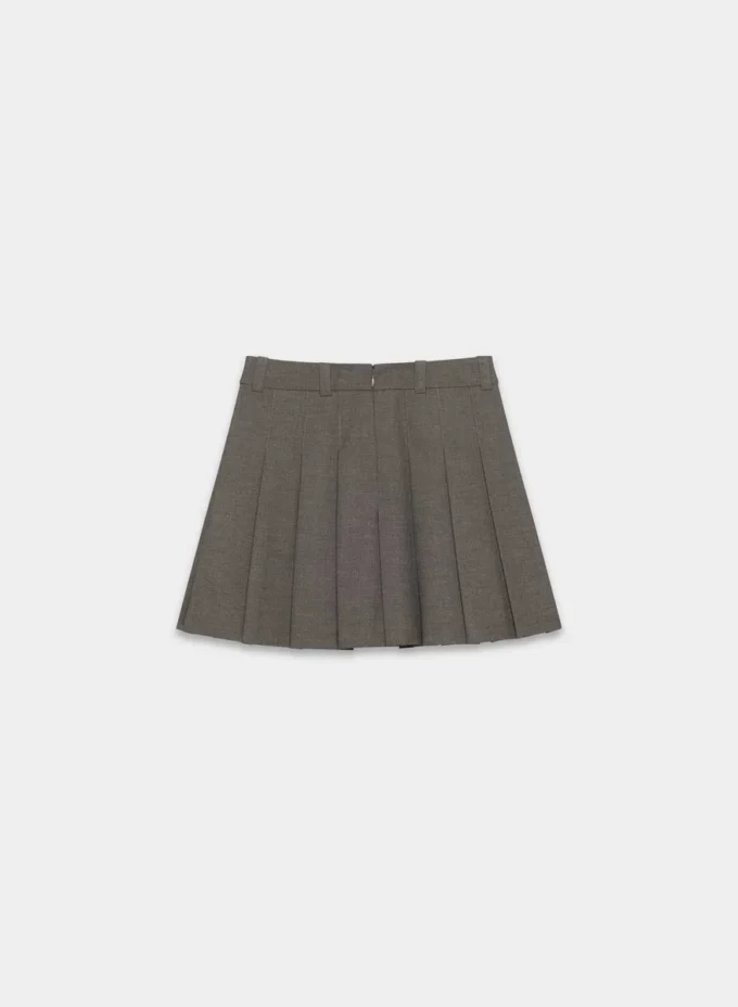 Micro-jupe olive