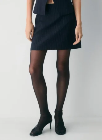 Mini-jupe classique – Twill