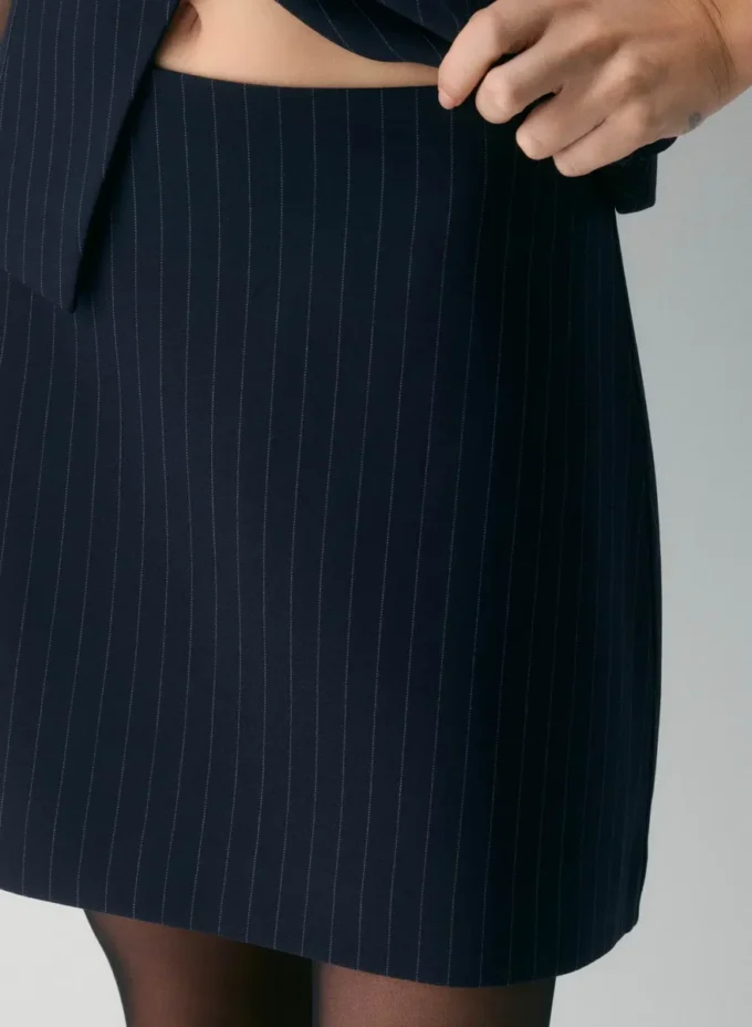Mini-jupe classique – Twill