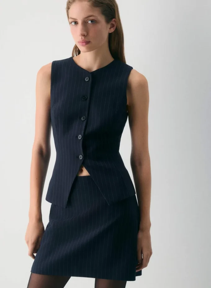 Mini-jupe classique – Twill