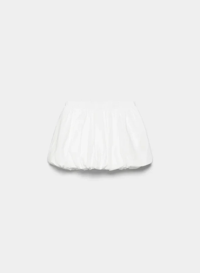 Mini-jupe en popeline Bubbly