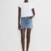Mini-jupe à taille en V AGOLDE