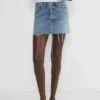 Mini-jupe à taille en V AGOLDE