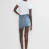 Mini-jupe à taille en V AGOLDE