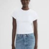 Mini-jupe à taille en V AGOLDE
