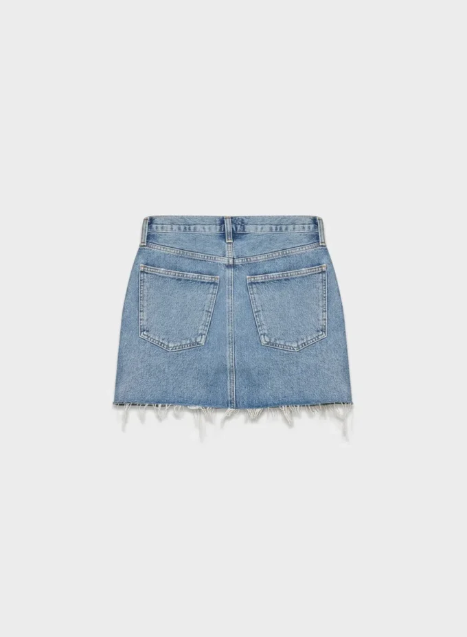 Mini-jupe à taille en V AGOLDE