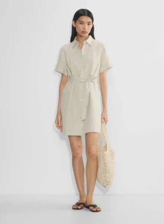 Mini-robe en lin Eleta