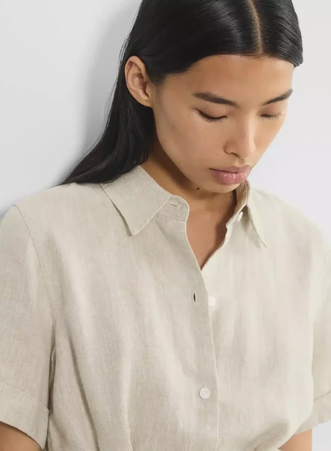 Mini-robe en lin Eleta