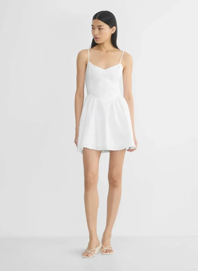 Mini-robe en lin Influence