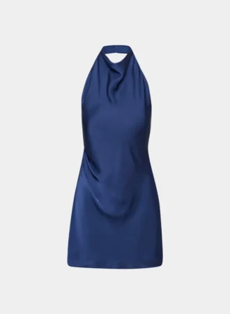 Mini-robe en satin Audience