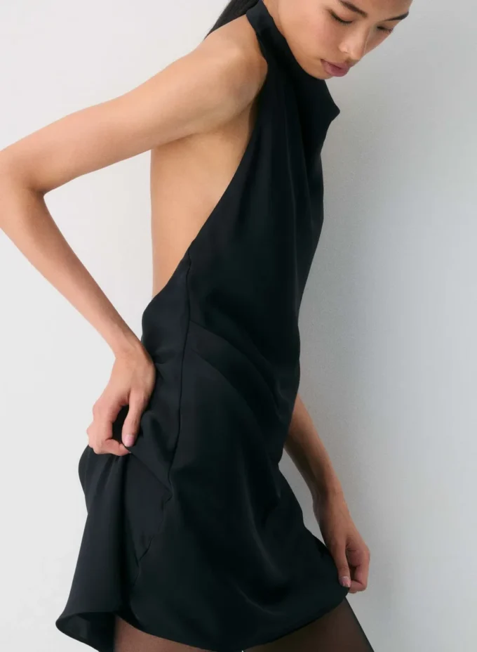 Mini-robe en satin Audience