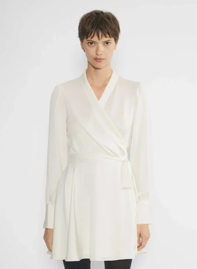 Mini-robe en satin Hyde