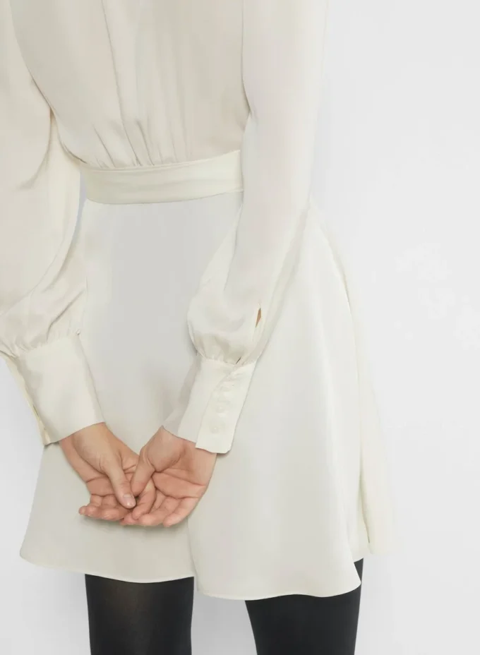 Mini-robe en satin Hyde
