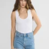 Mini-short en denim taille haute Jodie de Denim Forum