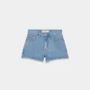 Mini-short en denim taille haute Jodie de Denim Forum