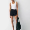 Mini-short à plis