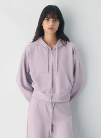 Nouveau sweat à capuche zippé Wafflex Eddy