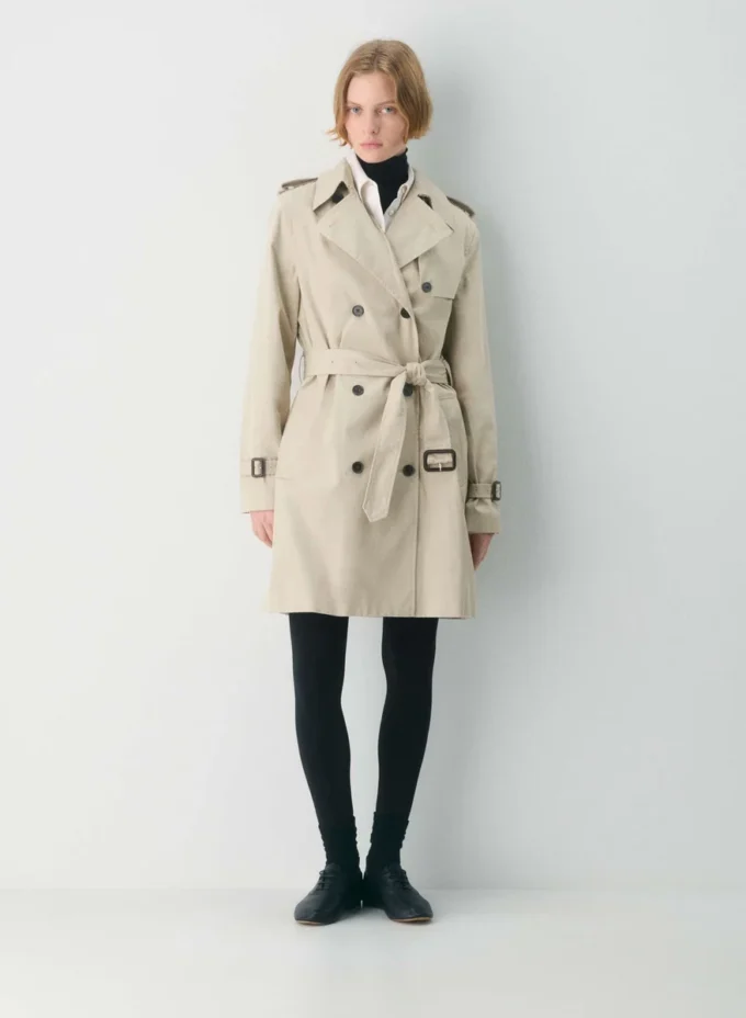 Nouveau trench-coat mi-long The Finch – City Twill