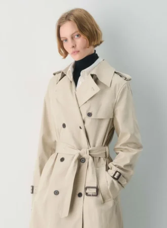 Nouveau trench-coat mi-long The Finch – City Twill