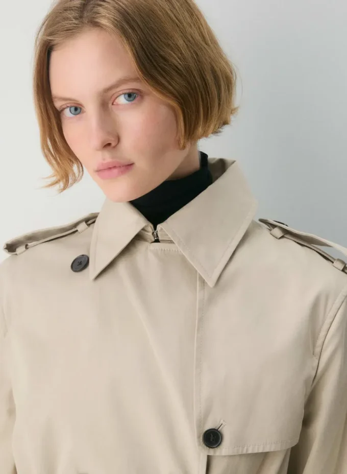 Nouveau trench-coat mi-long The Finch – City Twill