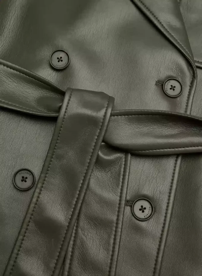 Nouveau trench-coat Tabloid – Cuir Unreal