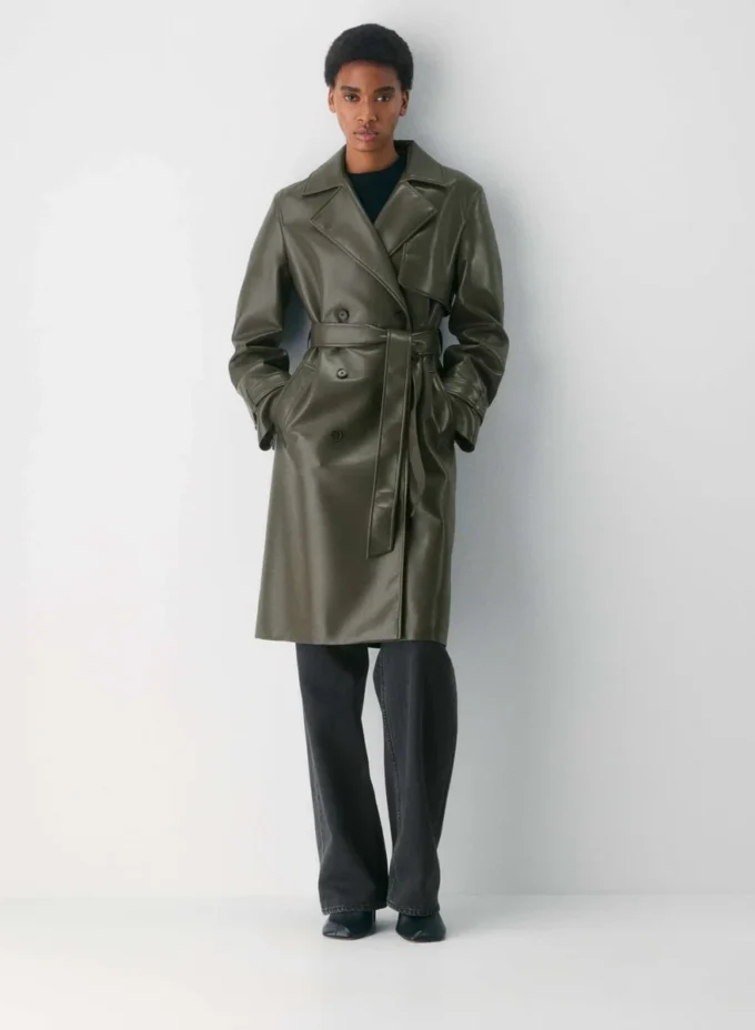 Nouveau trench-coat Tabloid – Cuir Unreal