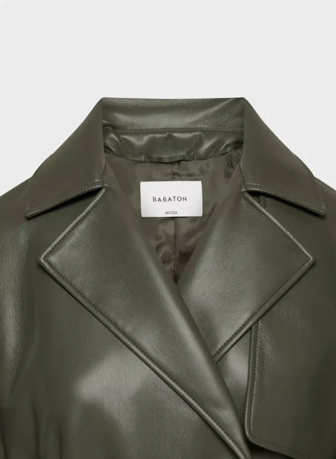 Nouveau trench-coat Tabloid – Cuir Unreal