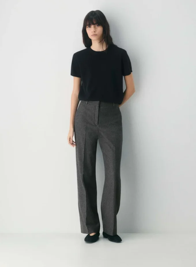 Pantalon Agency – Laine de précision