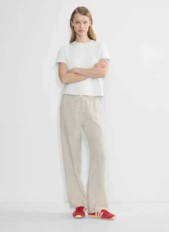 Pantalon Charleston en lin