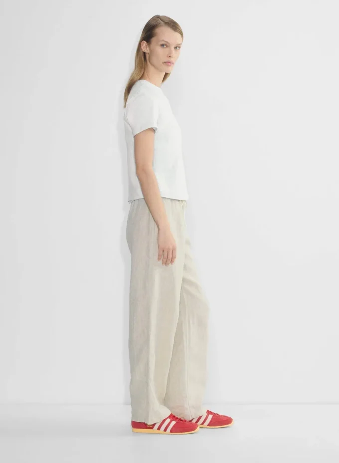 Pantalon Charleston en lin