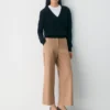 Pantalon chino ample à taille haute