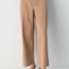 Pantalon chino ample à taille haute