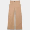 Pantalon chino ample à taille haute
