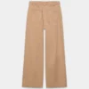 Pantalon chino ample à taille haute