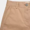 Pantalon chino décontracté à taille haute et jambes droites