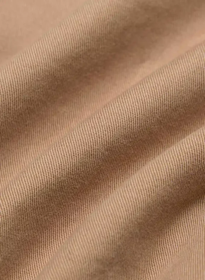 Pantalon chino décontracté à taille haute et jambes droites