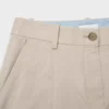 Pantalon chino taille mi-haute coupe carotte
