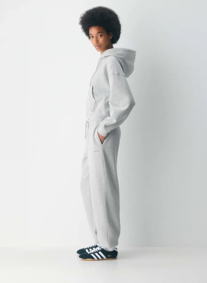 Pantalon de jogging méga ample en molleton confortable