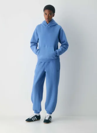 Pantalon de jogging oversize en molleton confortable avec fermeture éclair