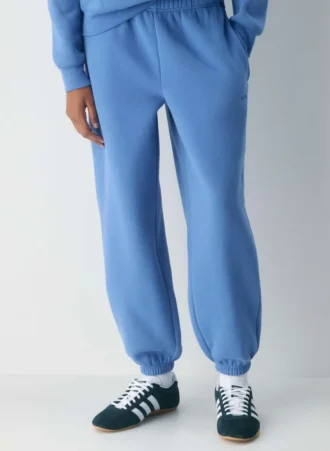 Pantalon de jogging oversize en molleton confortable avec fermeture éclair