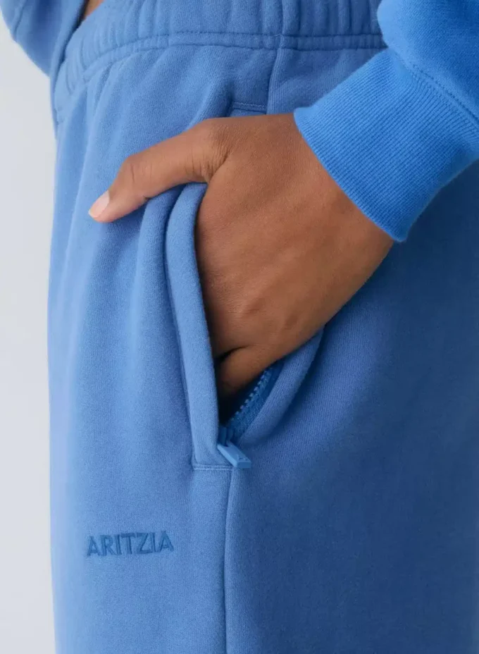 Pantalon de jogging oversize en molleton confortable avec fermeture éclair