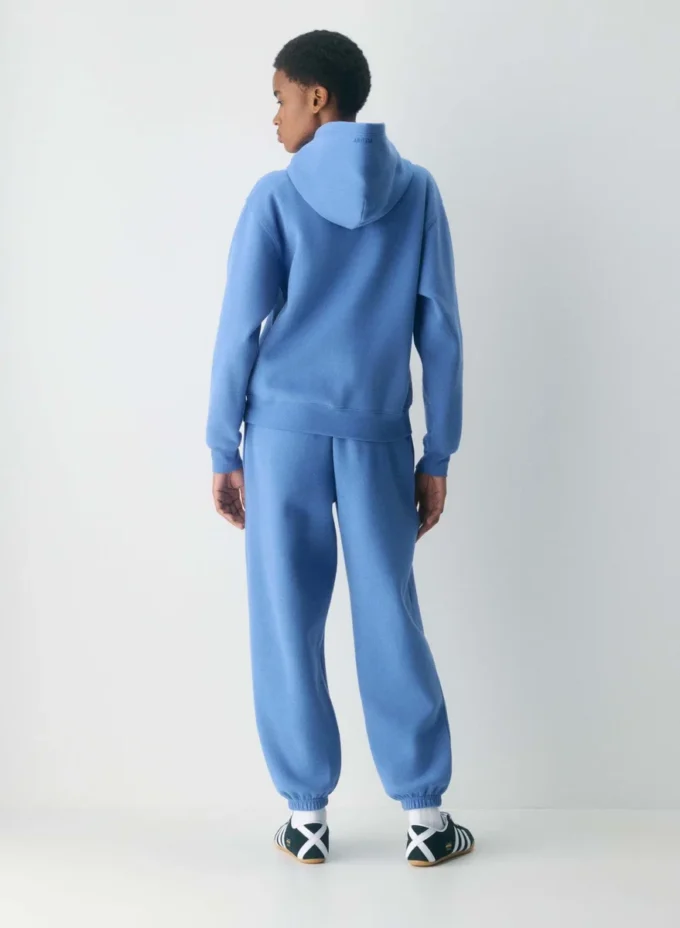 Pantalon de jogging oversize en molleton confortable avec fermeture éclair